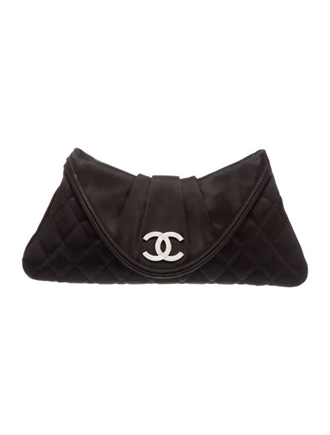 chanel caviar half moon clutch|Chanel Satin Half Moon Clutch .